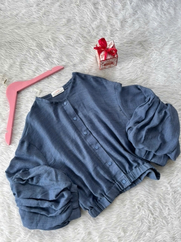 Áo Sơ Mi Tay Phồng Tạo Điểm Nhấn Mềm Mại,Xinh Xắn-Gootik Fashion