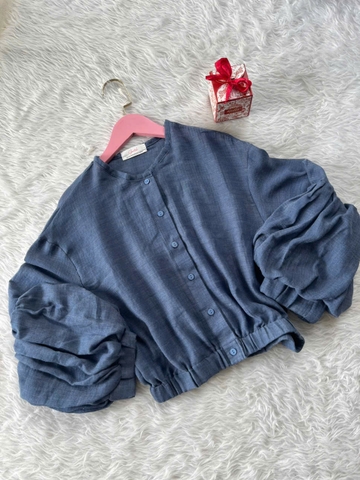 Áo Sơ Mi Tay Phồng Tạo Điểm Nhấn Mềm Mại,Xinh Xắn-Gootik Fashion