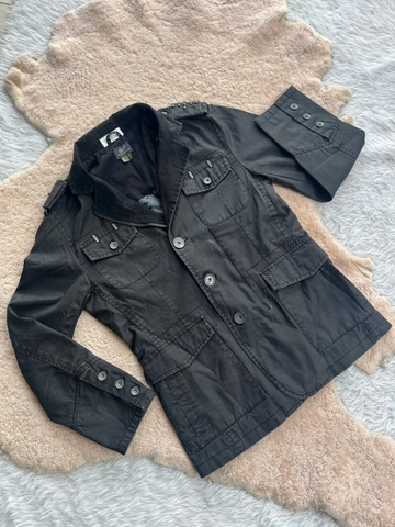 Áo Khoác Kaki Nam Màu Đen Nam Tính & Phong Cách GOOTIK Fashion - AKM-019