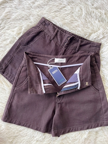 Quần Short Nữ Kaki Màu Nâu Size S- M