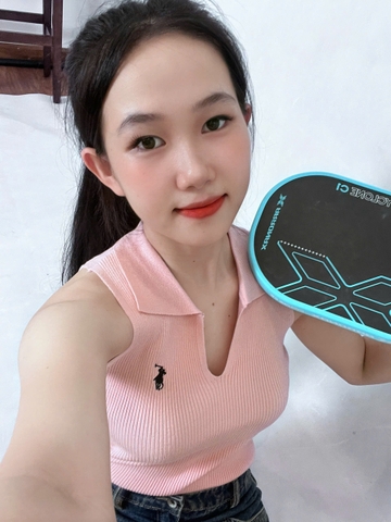 Áo Dệt Kim sát nách Polo phong cách Hàn Quốc trẻ trung, thanh lịch