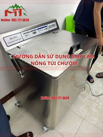 Hướng dẫn sử dụng máy làm nóng túi chườm HB-RF1
