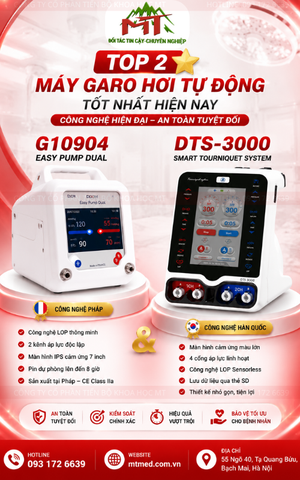 Top 2 máy garo hơi tự động tốt nhất cho phòng mổ hiện đại - G10904 và DTS-3000