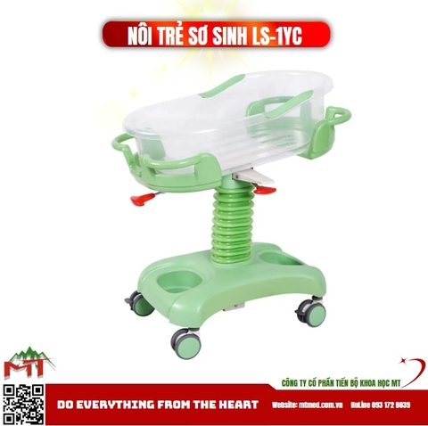 nôi trẻ sơ sinh xanh lá