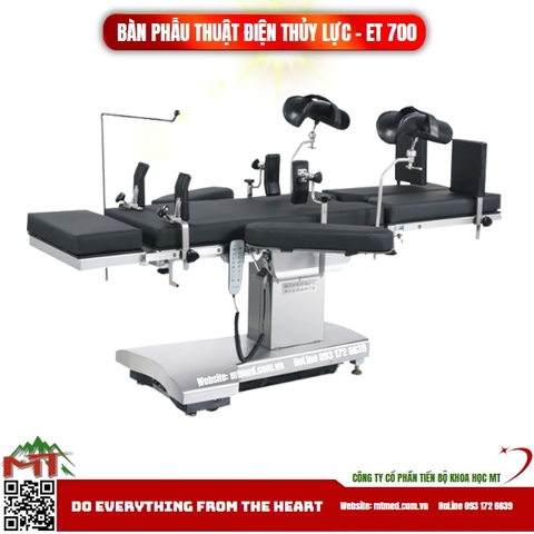 Bàn phẫu thuật điện thủy lực ET 700