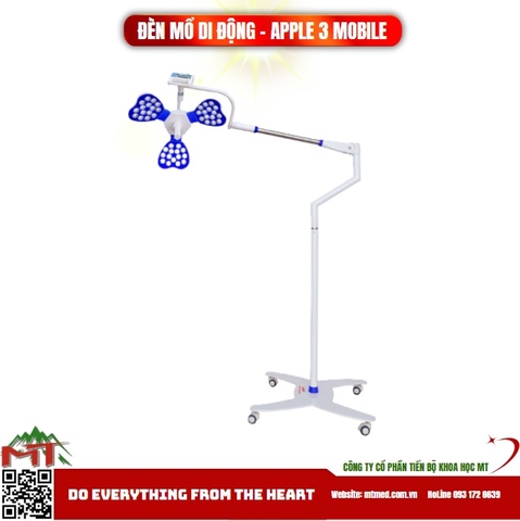 Đèn mổ di động model apple 3 mobile