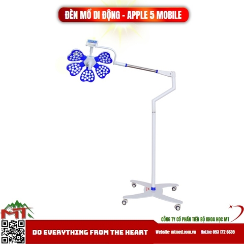 Đèn mổ di động model apple 5 mobile