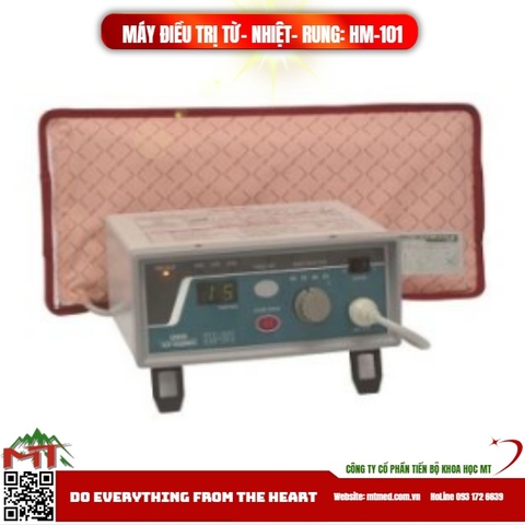 Máy điều trị từ-nhiệt-rung HM-101