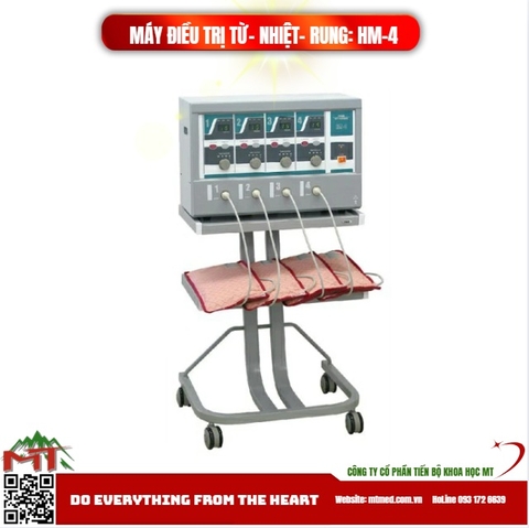 Máy điều trị từ-nhiệt-rung HM-4