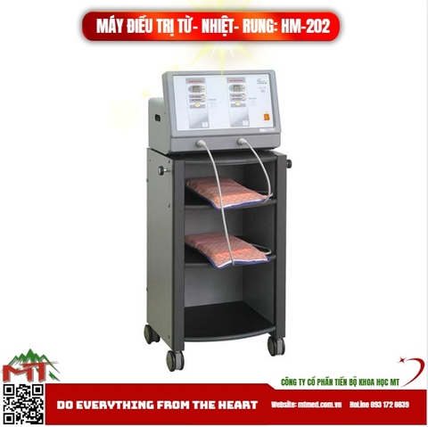 Máy điều trị từ-nhiệt-rung HM-202
