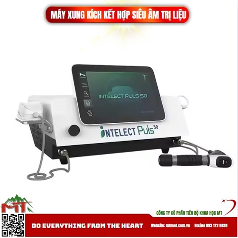 Máy xung kích kết hợp siêu âm trị liệu INTELECT Plus 50