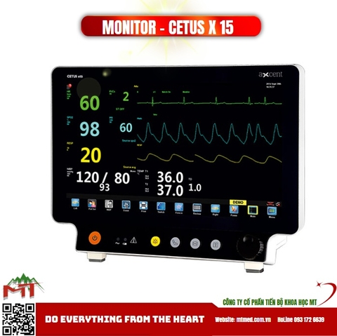 Monitor theo dõi bệnh nhân model cetus x15 axcent