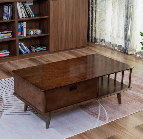 BT01 - Bàn Trà Gỗ Sồi Tự Nhiên Phù Hợp Mọi Không Gian Phòng Khách