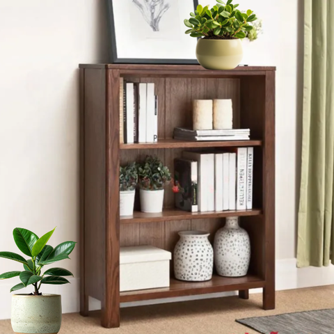 D02 - Kệ sách đa năng gỗ sồi tự nhiên nhỏ gọn, bền chắc trang trí nhà