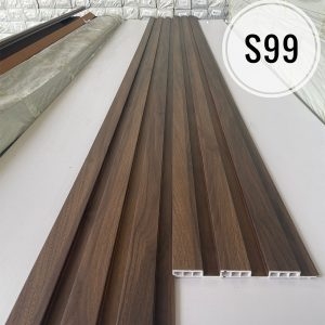 Lam gỗ nhựa 3 sóng ốp tường trần nội thất 195x14x2900 (nhiều màu)