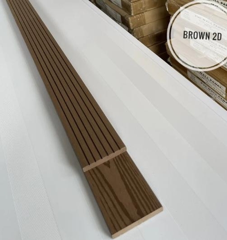 Thanh gỗ nhựa ngoài trời đa năng 145x10x2900 và 71x10x2900 mm (nhiều màu)