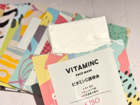 Mặt nạ Kiso Nhật Bản bổ sung Vitamin C cấp ẩm sáng da