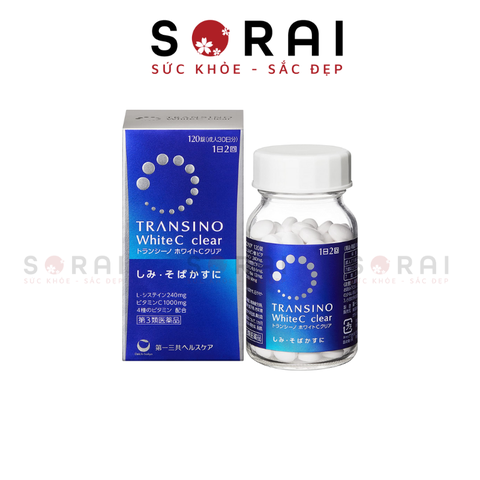 Viên uống trị nám Transino white 120 viên mẫu mới