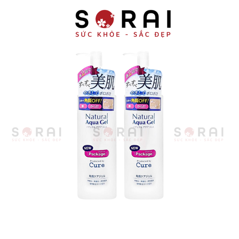 Tẩy da chết Cure Nature Aqua Gel Nhật bản 250ml mẫu mới