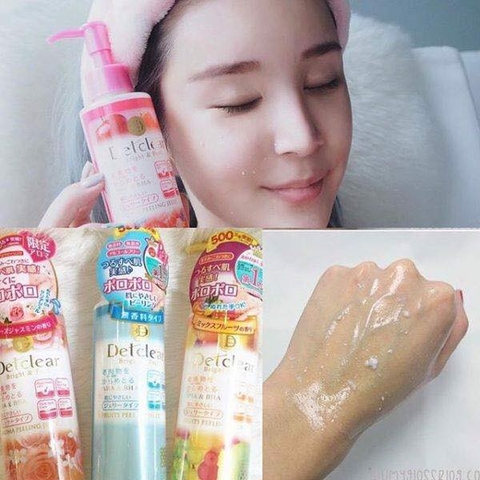 Gel tẩy da chết Detclear Meishoku Nhật bản không mùi 180ml