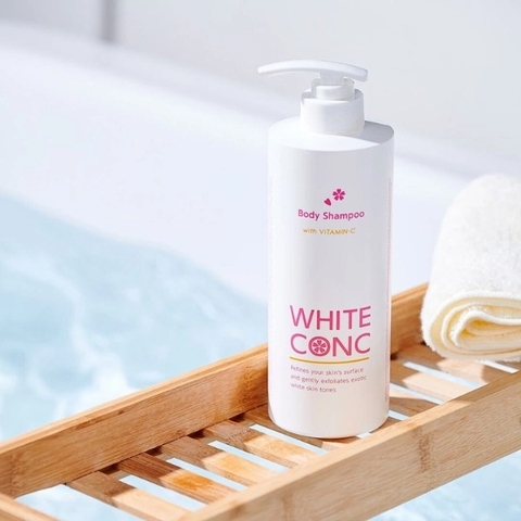 Sữa tắm trắng da White Conc Body Shampoo Nhật Bản hương anh đào 600ml