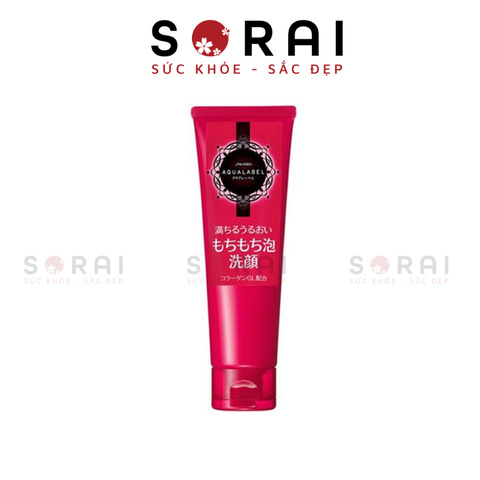 Sữa rửa mặt Aqualabel dưỡng ẩm láng mịn Nhật Bản 130g