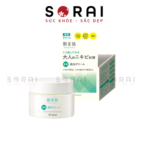 Kem dưỡng ẩm trắng da, ngừa, trị mụn Kracie Nhật Bản 50g