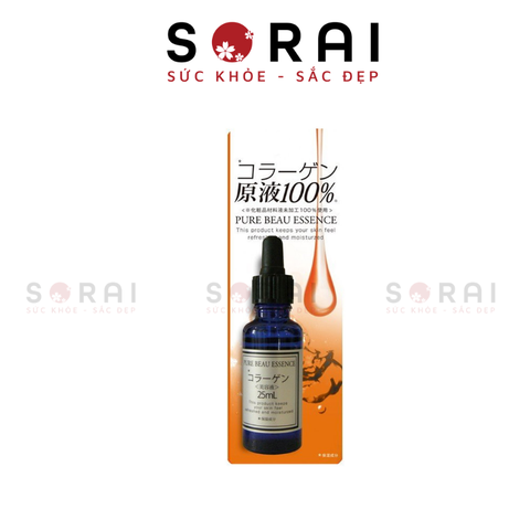 Serum Pure Beau Essence Nhật Bản 25ml (3 loại) Collagen (Cam)