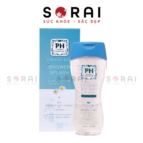 Dung dịch vệ sinh phụ nữ PH Japan Premium Nhật Bản (4 loại) Shower Splash 150ml