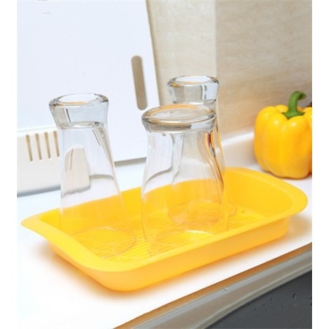 Khay đựng cốc chén INOMATA Nhật Bản (vàng)