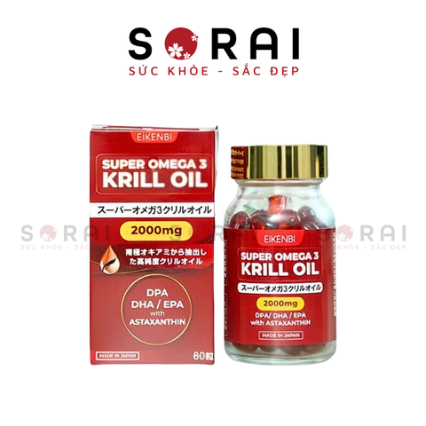 Dầu nhuyễn thể Super Omega 3 Krill Oll 60 viên