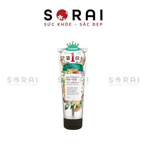 Gel tẩy trang nóng 14 loại thảo mộc Botanical Marche Hot Cleansing 200gr