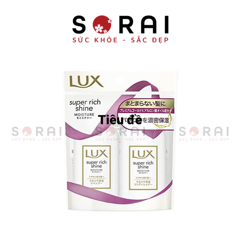 Set gội xả Lux Mini Nhật Bản 40gr