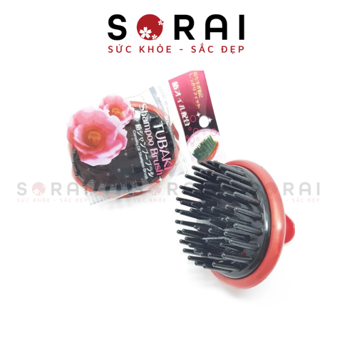 Lược chải tóc tròn tsubaki Nhật Bản 8cm