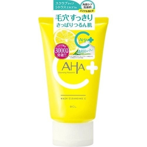 Sữa rửa mặt AHA thu nhỏ lỗ chân lông, mịn da Nhật Bản 120g