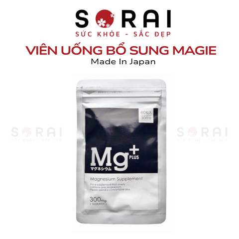 Viên uống bổ sung Magie 300mg Nhật bản 60 viên 30 ngày