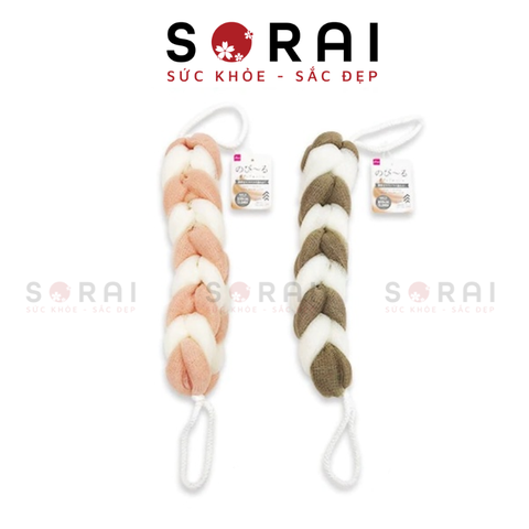 Bông tắm kỳ lưng dài Daiso Nhật Bản