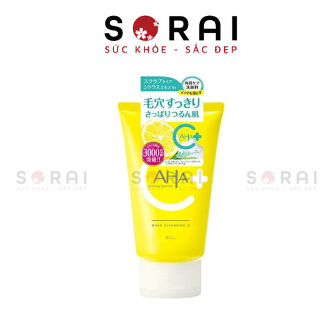 Sữa rửa mặt AHA thu nhỏ lỗ chân lông, mịn da Nhật Bản 120g