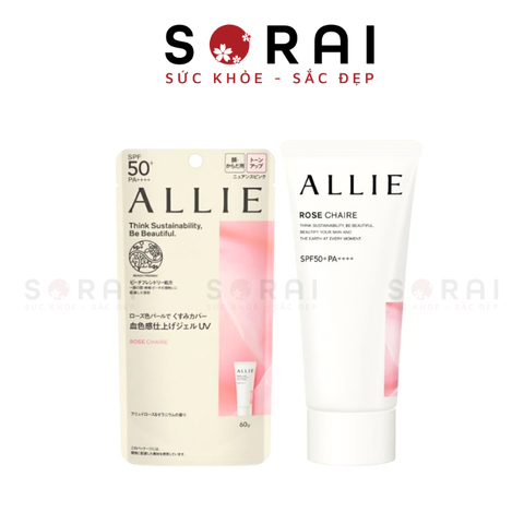 Kem Chống Nắng Nâng Tông Hương Hoa Hồng Kanebo Allie Rose Chaire 60g