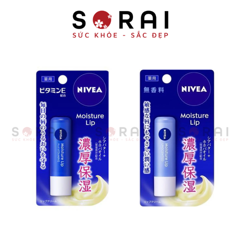 Son dưỡng môi Nivea Nhật bản 3.9gram