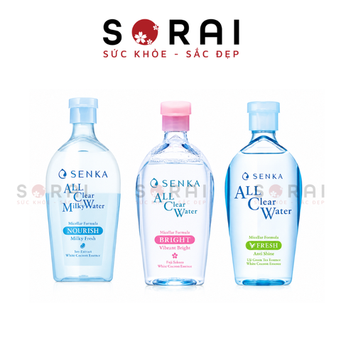 Nước tẩy trang Senka Nhật bản, mẫu mới 400ml
