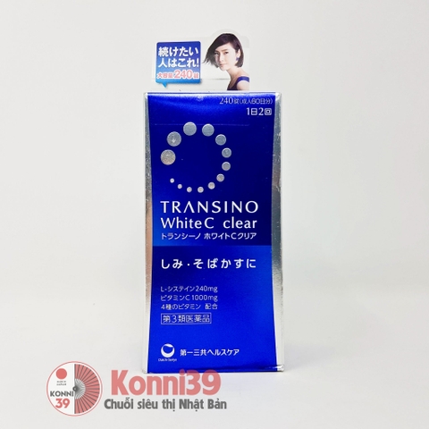 Viên uống Transino White C Clear 240 viên