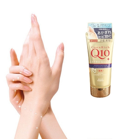 Kem dưỡng da tay Q10 Kosé (nhiều loại) Nhật Bản Bạc (Bảo vệ kép) 80g
