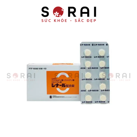 Viên uống trắng da ngừa nám Cinal Nhật Bản hộp 100 viên