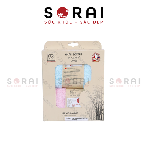 Khăn mặt sợi tre Takababy set 2 29x50cm