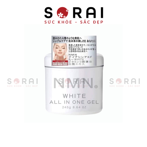 Gel dưỡng ẩm NMN White All-in-One dạng gel dưỡng ẩm, làm sáng da 245g