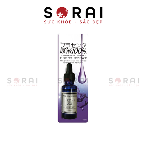 Serum Pure Beau Essence Nhật Bản 25ml (3 loại) Placenta nhau thai cừu