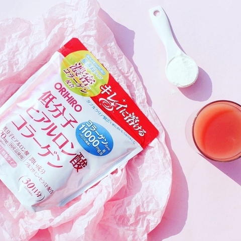 Bột Collagen Hyaluronic Acid Orihiro Nhật Bản 11000mg 180g