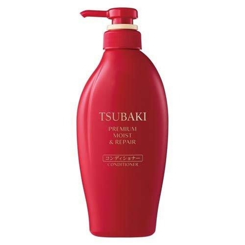 Dầu xả Tsubaki Premium Nhật Bản giúp tóc bóng mượt, chắc khỏe 450ml