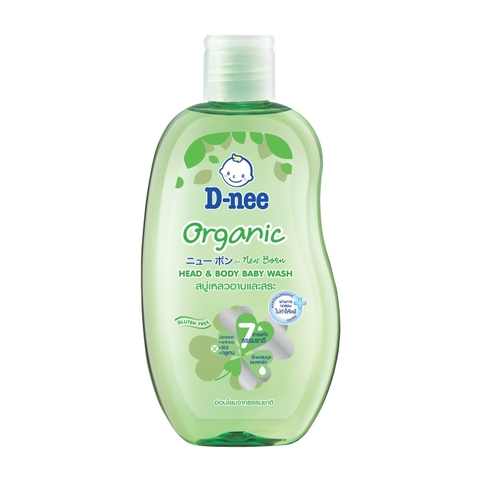 Sữa tắm gội toàn thân Dnee Organic 200ml